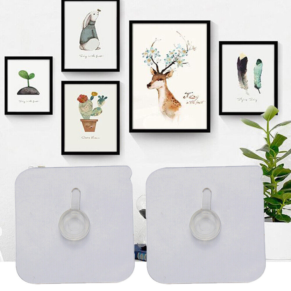 Poster Wall Hanger Seamless Adhesive Hooks Storage Hanger Photo Frame Hook