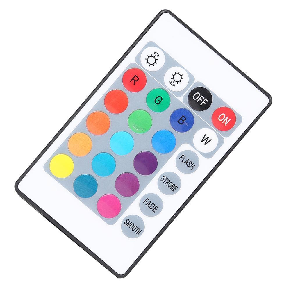 IR 24 Keys LED Light Strip Remote Controller w/5-24V RGB Controller (0.5m)