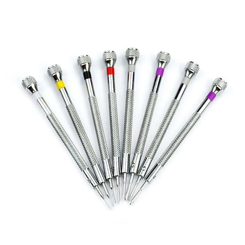 Micro Precision Jewelry Screwdriver Set Flat/Cross 0.6-1.6 mm Screwdriver Kit
