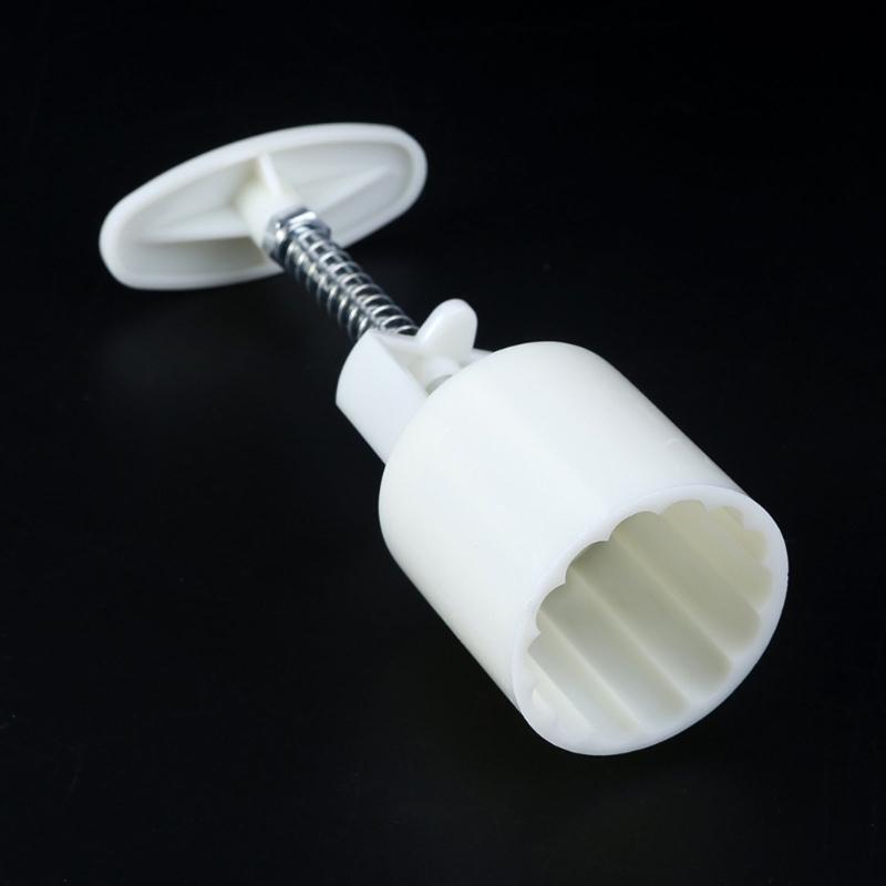 50g Mooncake Moulds Hand Pressure Gadgets Plastic Material Baking Accessories