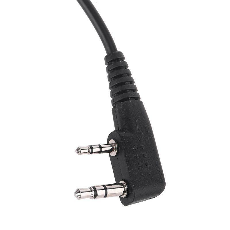 2Pin to 3.5mm Phone Audio Earpiece Transfer Cable For Retevis RT21 Walkie Talkie