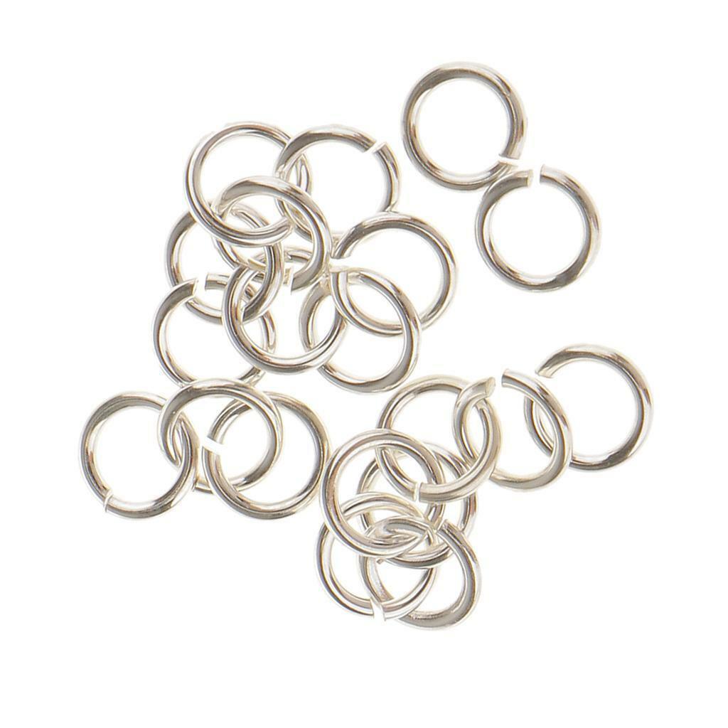 40 Piece 925 Sterling  Jump Rings Split Rings Jewelry Making Connector