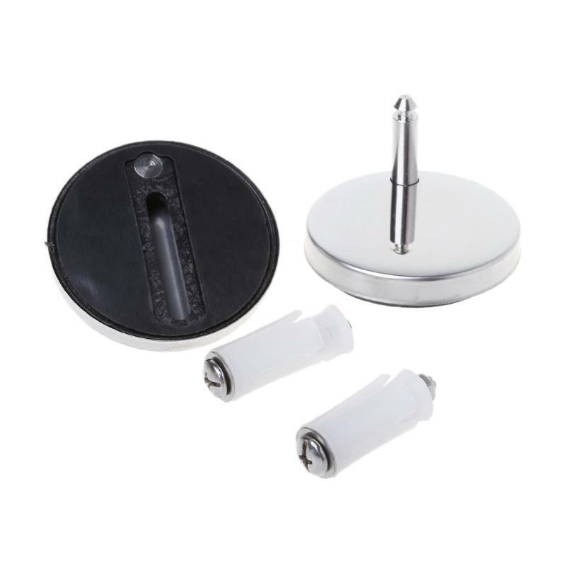 2Pcs/set Top Fix WC Toilet Seat Hinges Fittings Quick Release Cover Hinge Screw