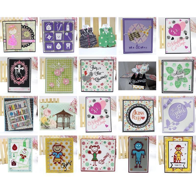 Metal Steel Cutting Embossing Dies Stencil Kit For DIY Album Paper Card Craft