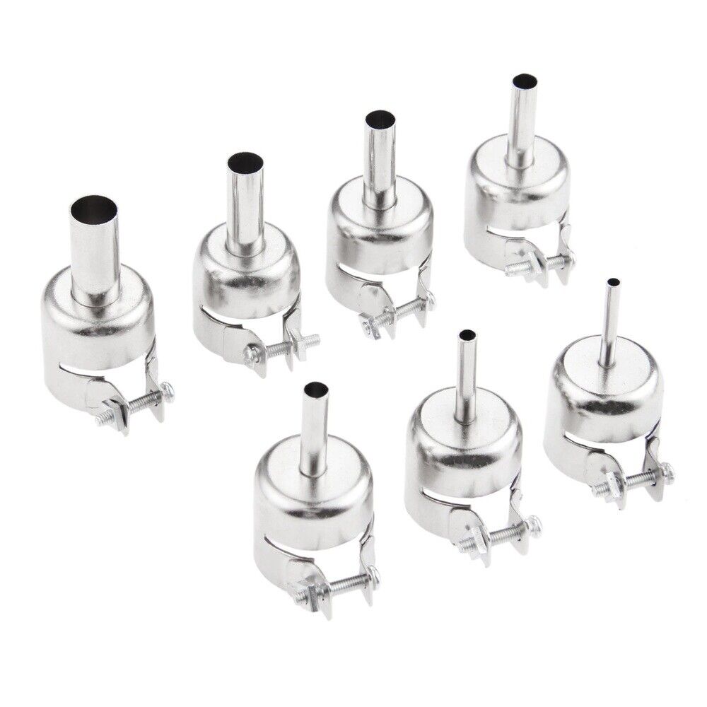 7 in 1 Soldering Heat Gun Circular Nozzles 3/4/5/6/7/8/10mm for 850 852D 898D