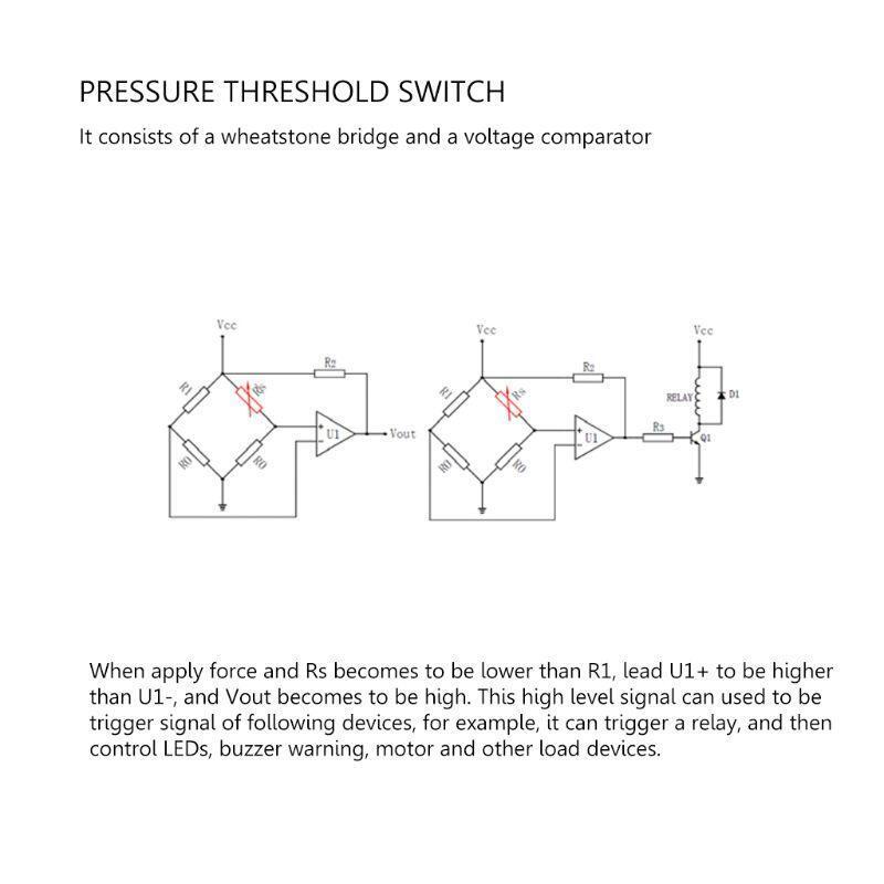 RP-S40-ST High Accuracy Thin Film Pressure Sensor Force Sensor High Accuracy