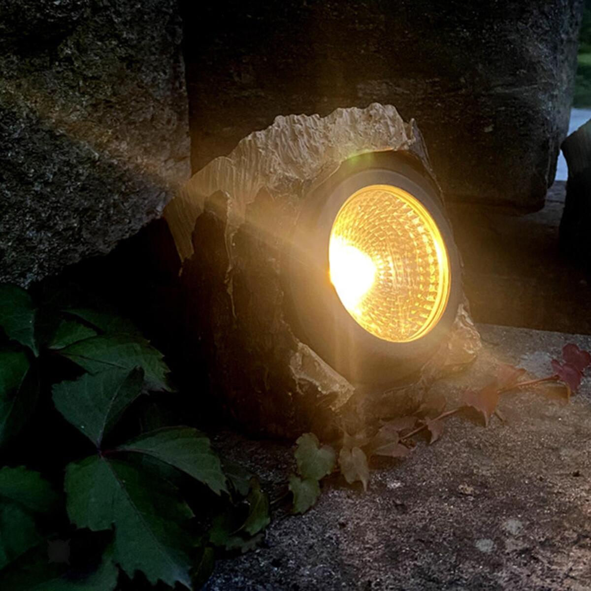 Solar Stump   Tree Stump Lamp Sculpture Waterproof for Outside