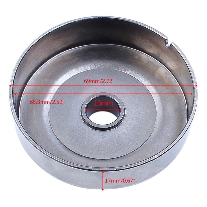 Upgraded Sprocket Clutch Drum 3/8-7T Needle Bearing Kit with E-Clip Worm Gear