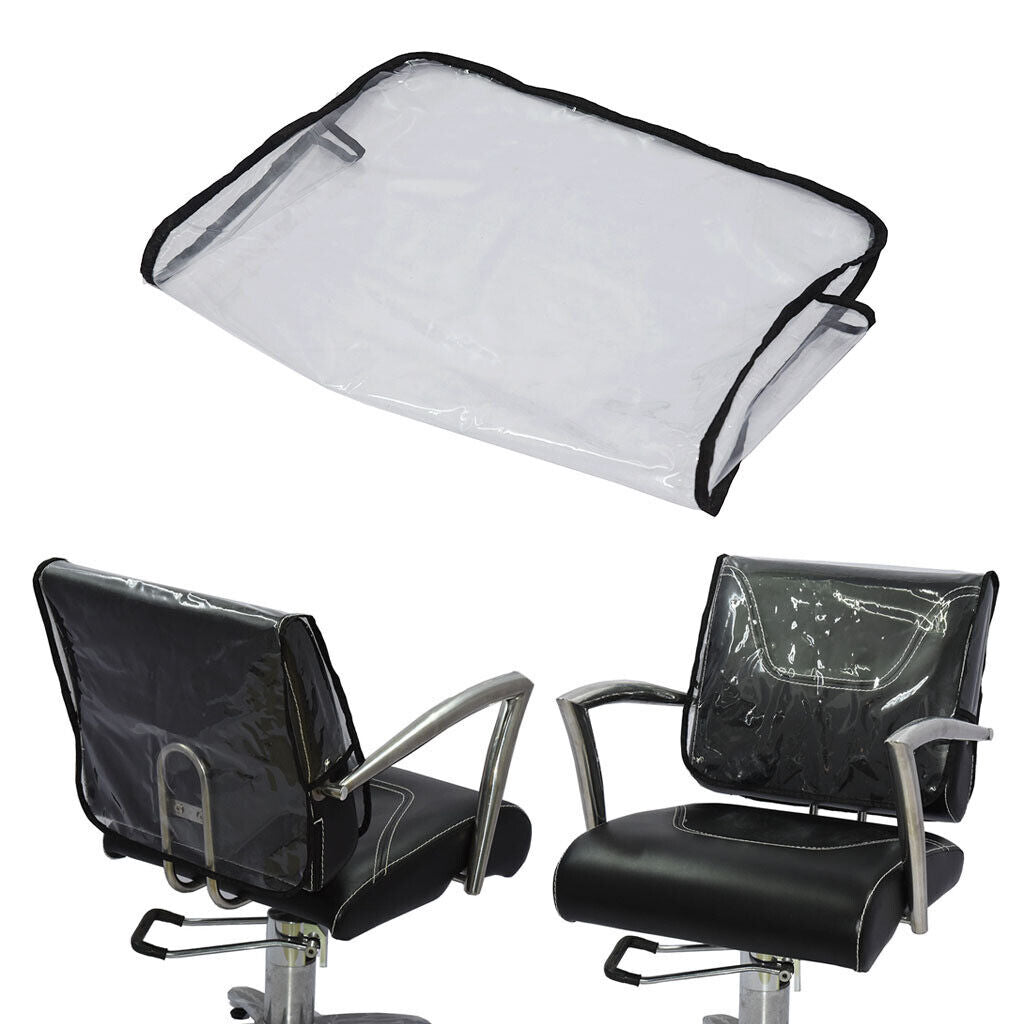 Clear Chair Back Cover Fit for Beauty Salon Spa Barber Chair PVC Waterproof