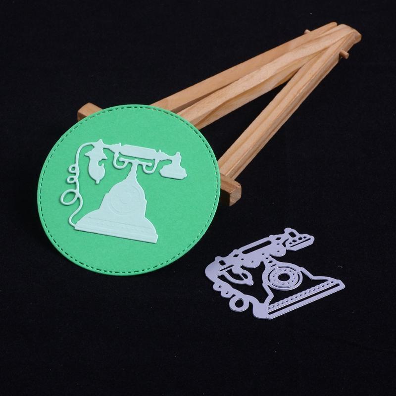Telephone Metal Cutting Dies DIY Scrapbooking Paper Stamping Die Decor