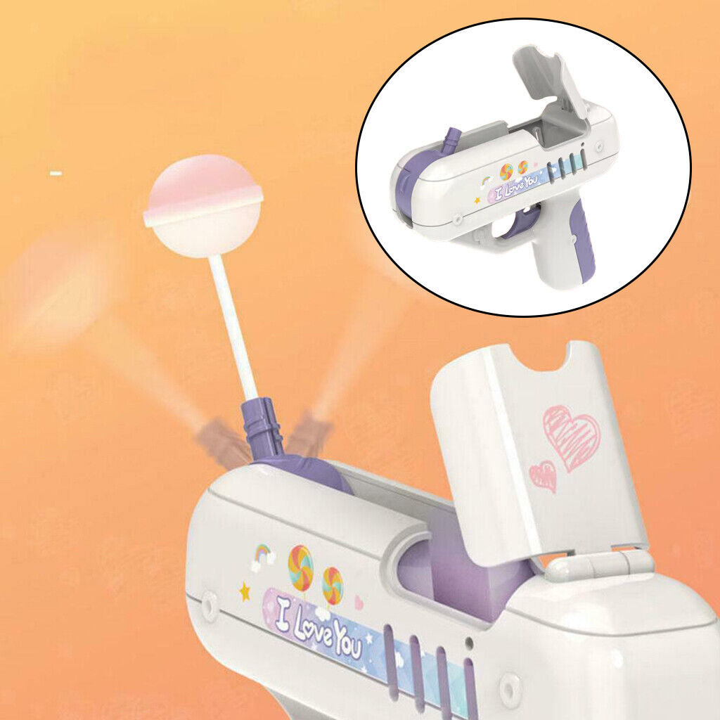 Lollipop Gun Candy Gun Surprise Over 6 years Old Xmas Gifts Fun Play Purple