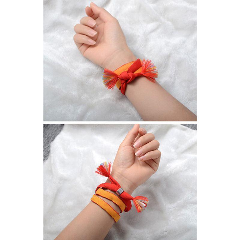 Japanese Ribbon Hair Lucky Jewelry Bracelets Anime Your Name Hand Rope Bracelet