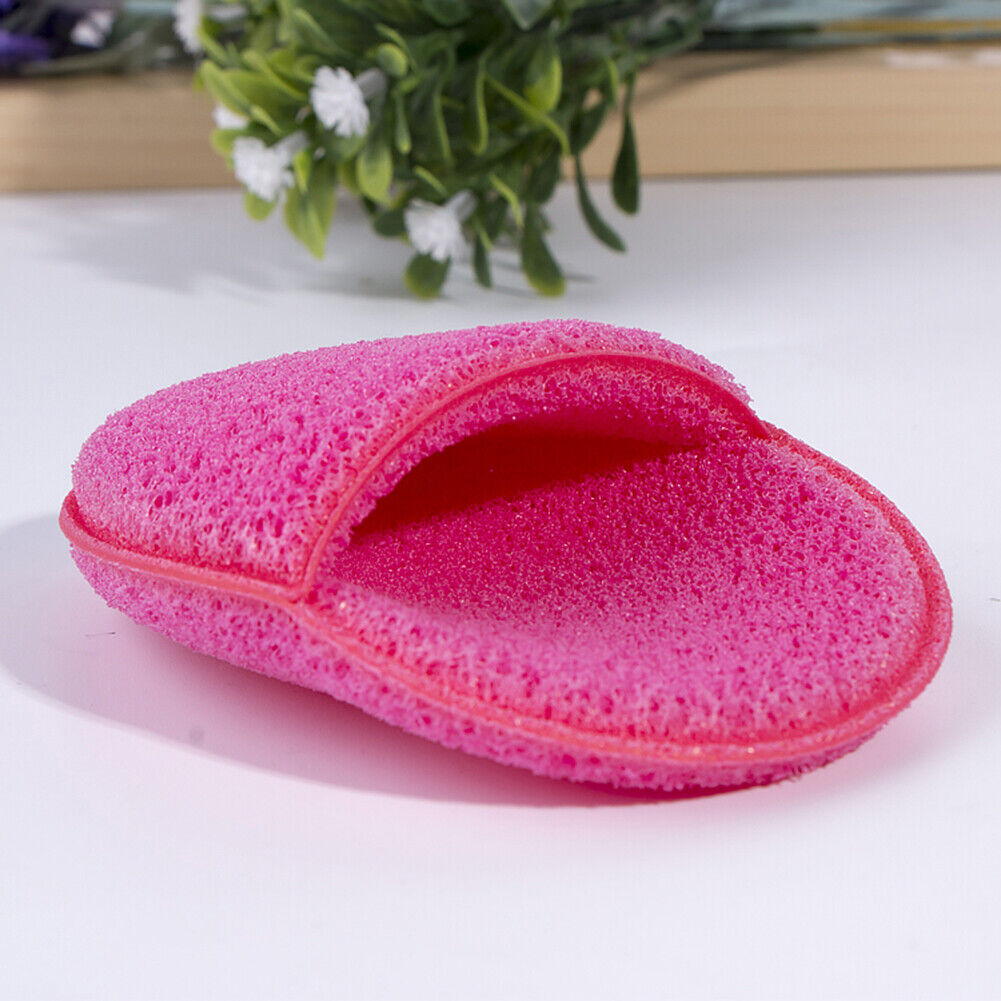 Water Drop Shape Beauty Makeup Sponge Face Cosmetic Powder Puff (Rose Red)