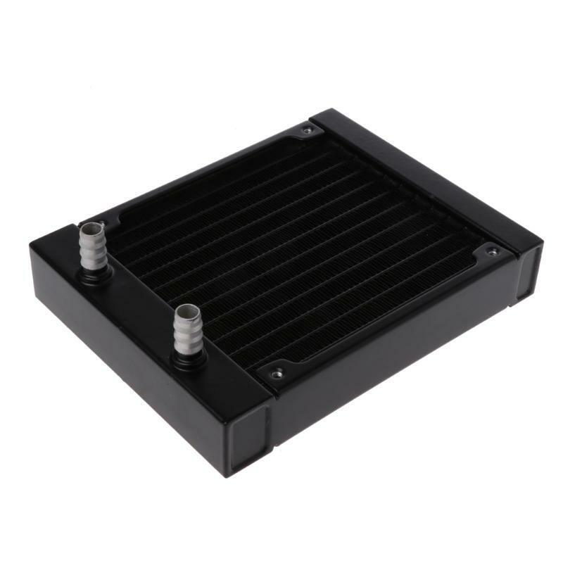 Water Cooling 120mm 12 Tubes Aluminum Radiator CPU Heat Sink Exchanger For PC