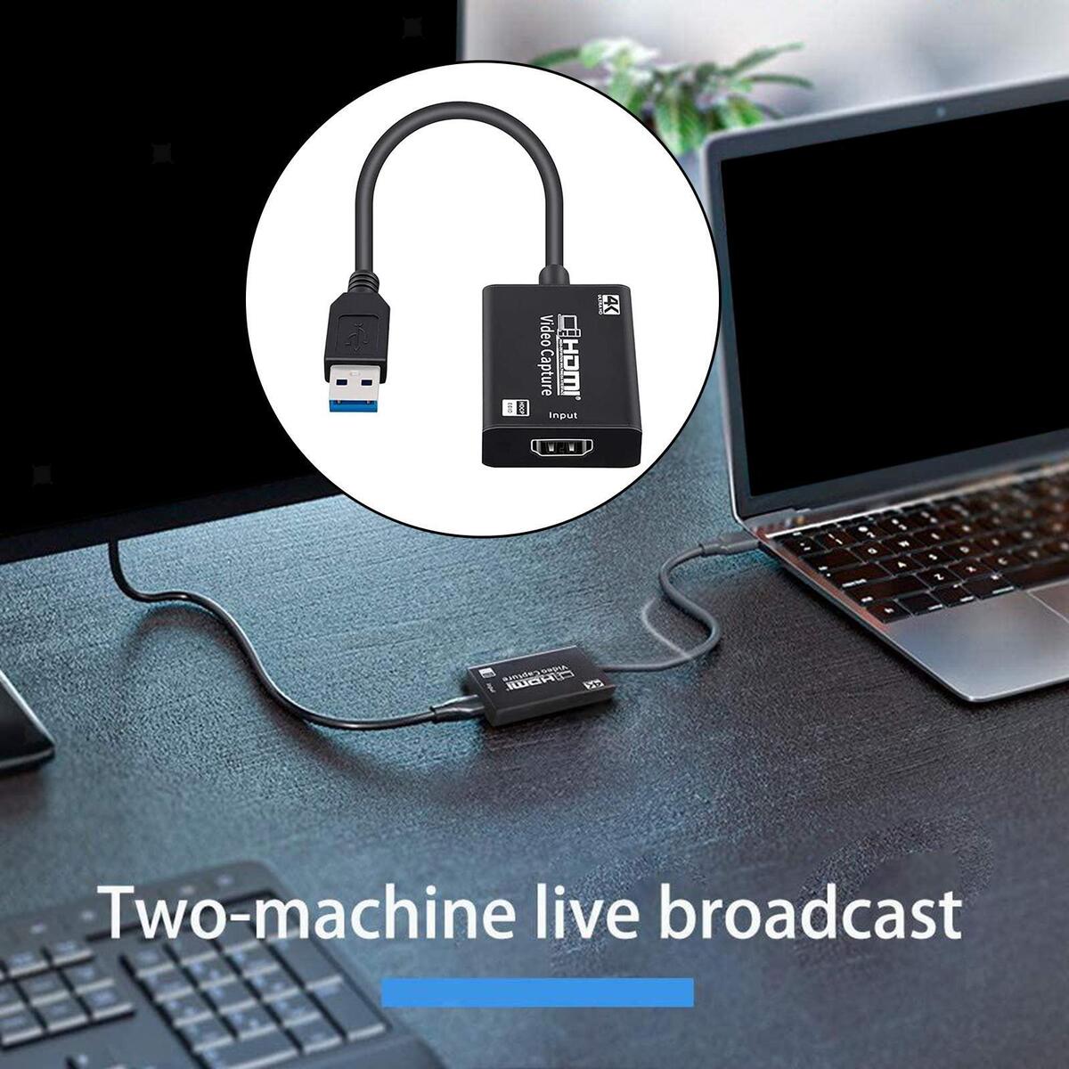 Audio Video  Card, USB 3.0 HD 1080P  Adapter to Computer for