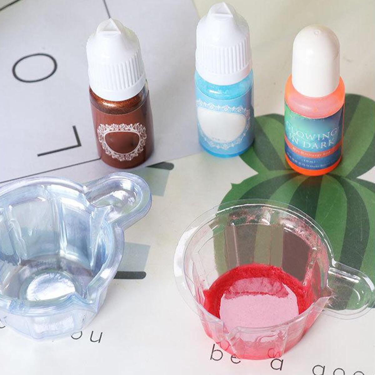 100Pcs Plastic Disposable Cups Dispenser DIY for Epoxy