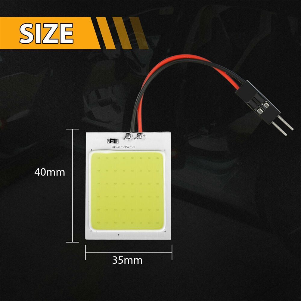 White Interior LED Bulb Proof Chip Reading Car Panel Light Dome Lamp Bulb Kit