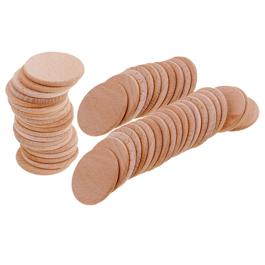 100 * Round Unfinished  Circles for  Board Game  Ornaments