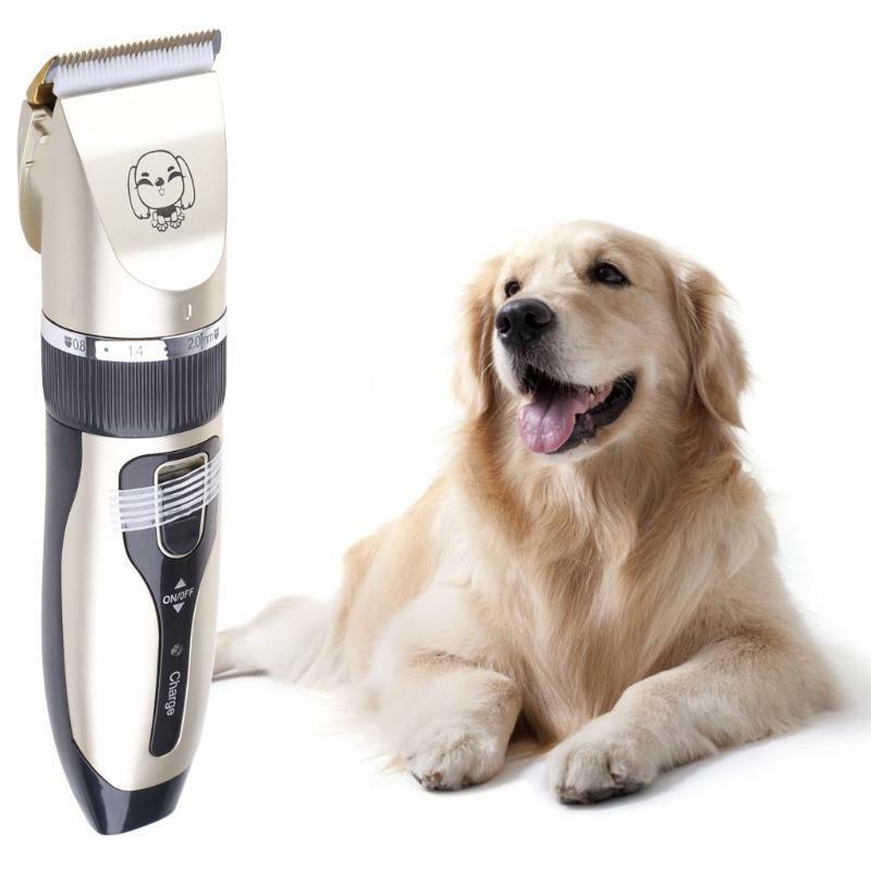 Dog Hair Trimmer Electric Pet Hair Clipper Kit Dog Grooming Shaver Scissors Comb