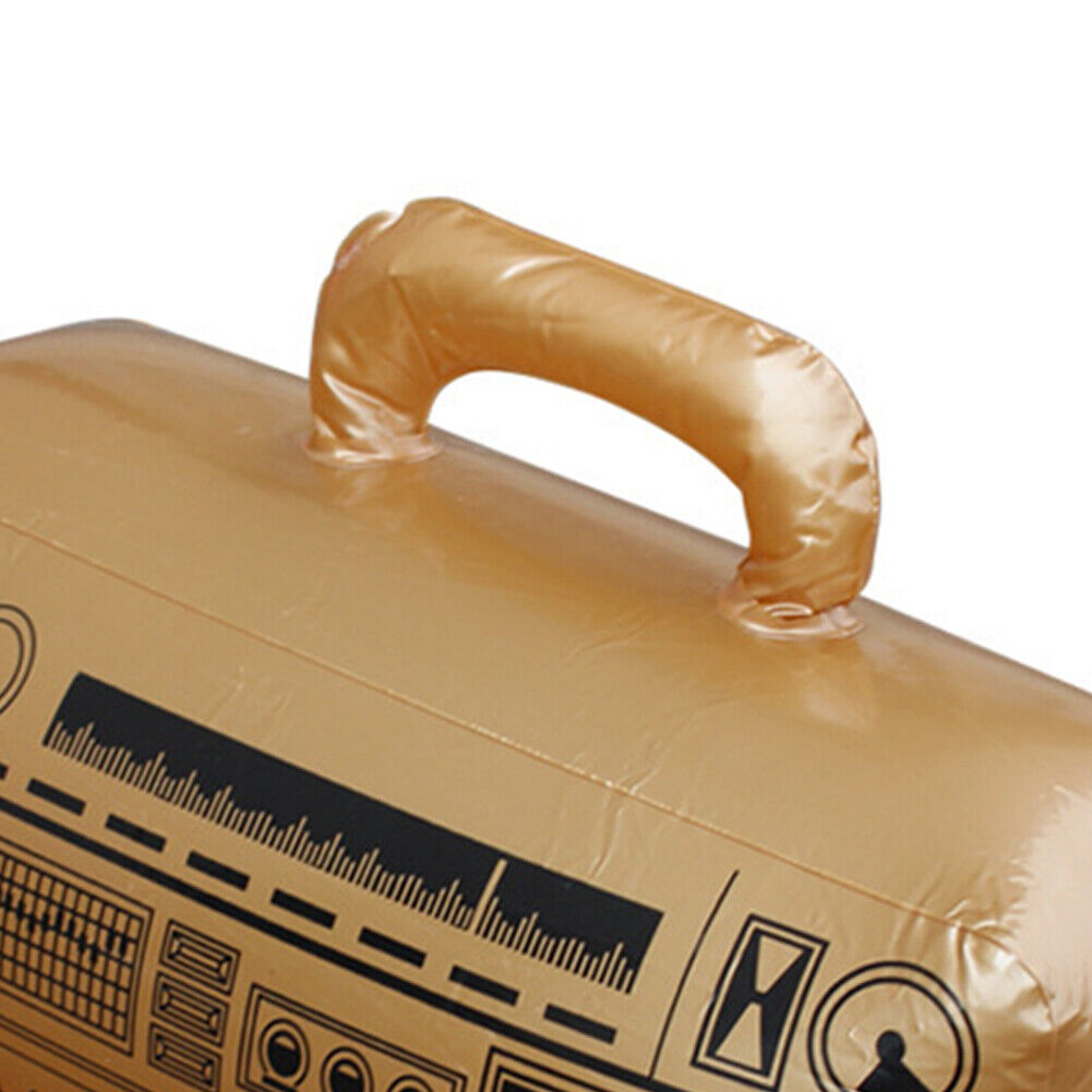 80s 90s Hip Hop Themed PVC Inflatable Radio Boombox Party Decorations Props