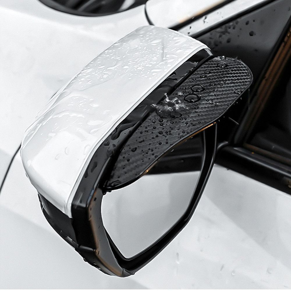 Plate Rainproof Rear View Mirror Universal Car Rain Cover Back Eyebrow Cover