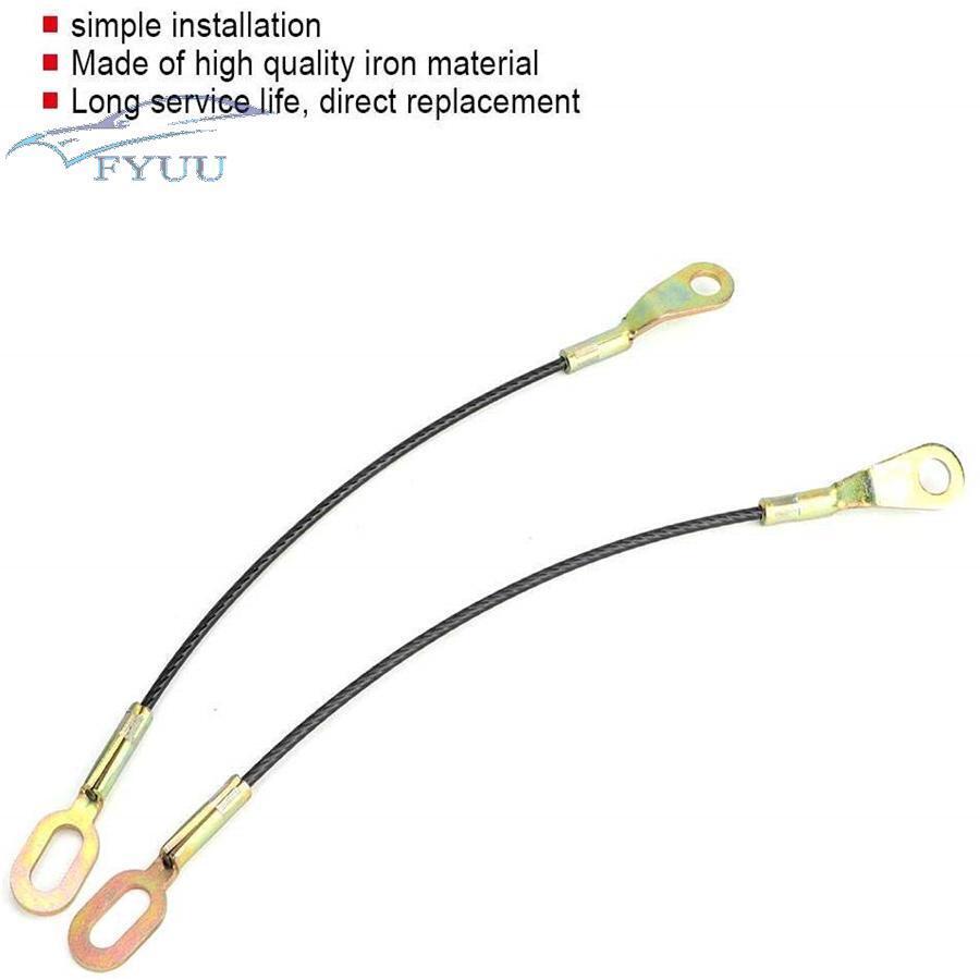 Pair Tailgate Cables Strap For Mazda Fighter B2500 Ford Ranger Thunder / Wildcat