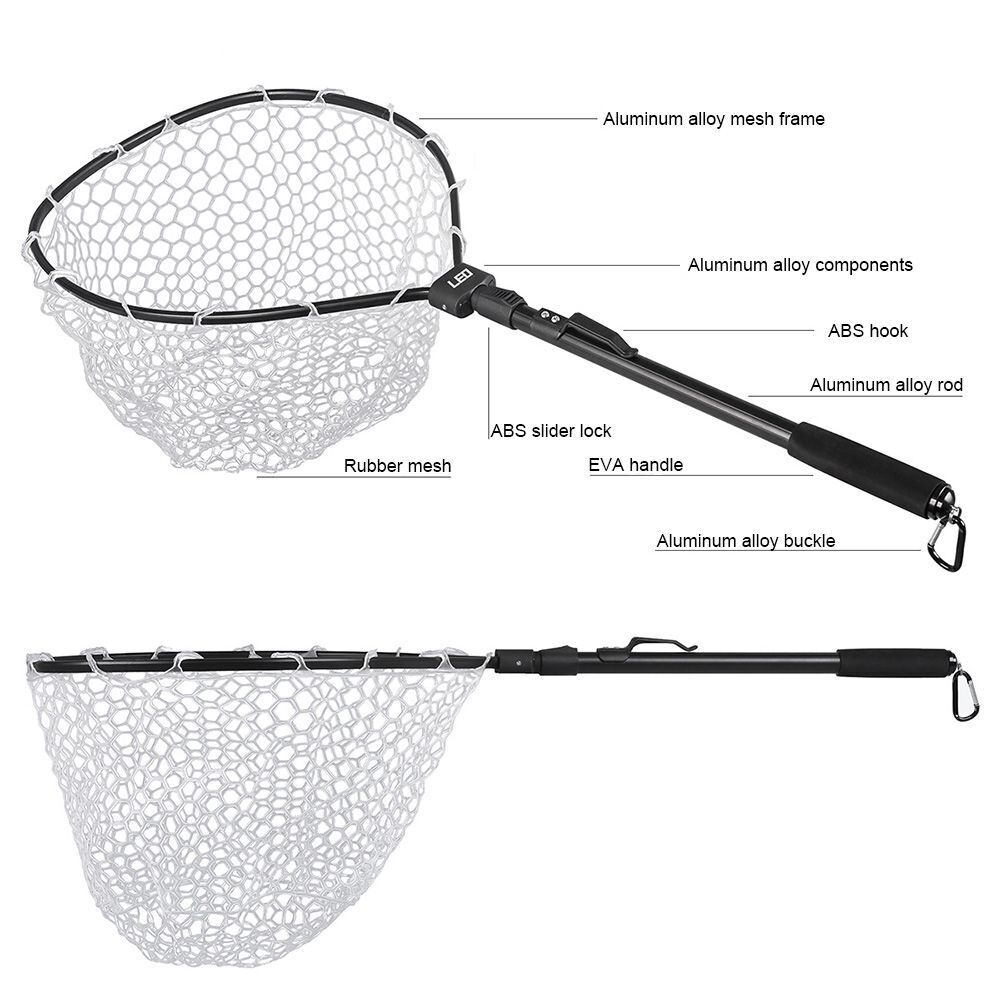 Ultra Light Fly Fishing Accessories Dip Net Outdoor Fish Tool Fishing Nets