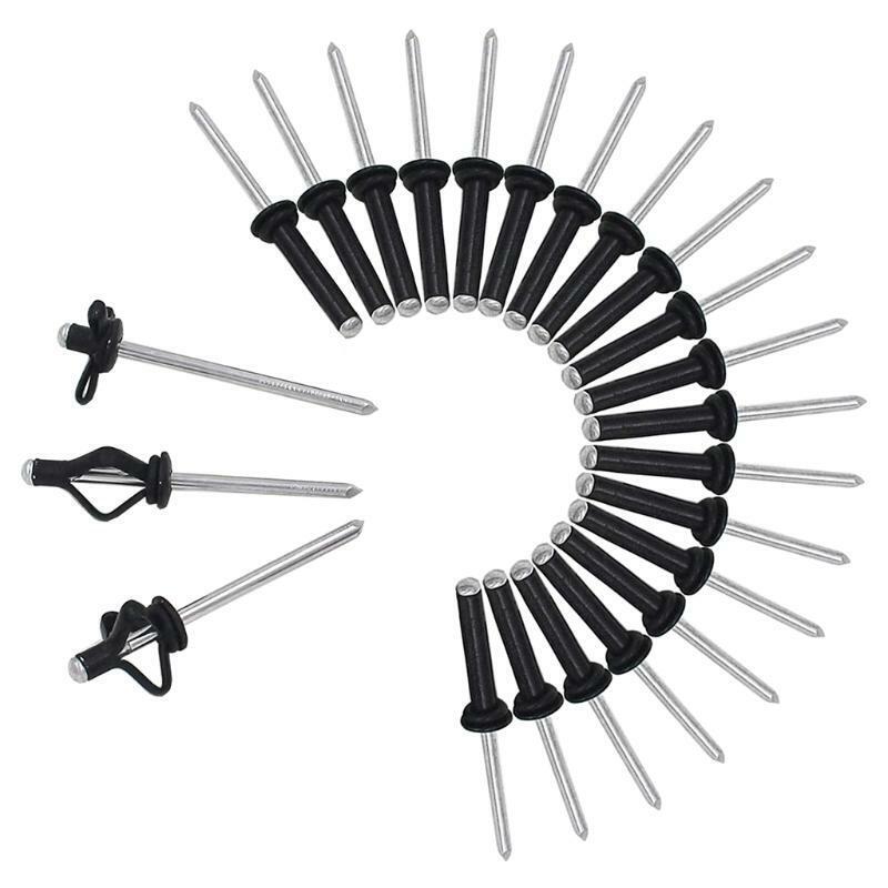 10pcs Kayak Nylon Bungee Deck Loops Tie Down Kayak Pad Eye with Rivets for Kayak
