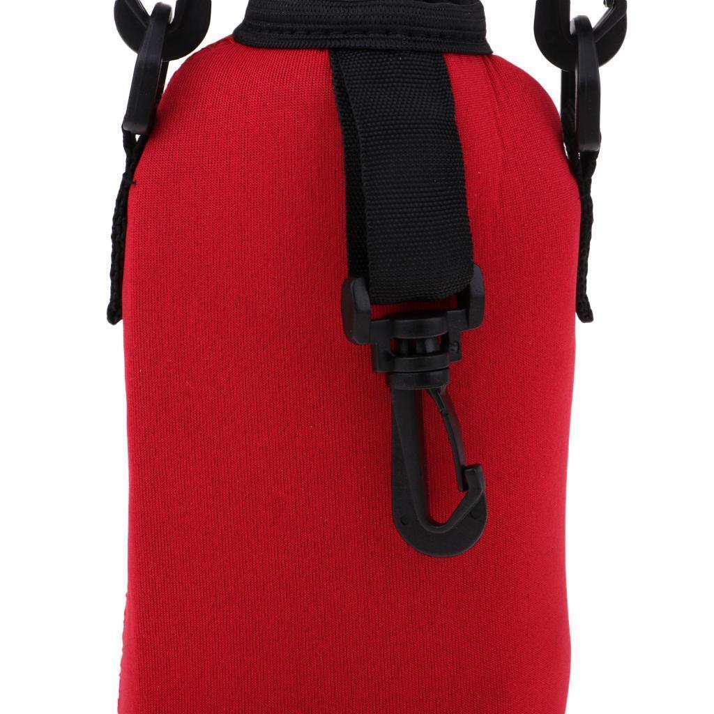 2pcs Sports Water Bottle Holder Sleeve Bag Neoprene Pouch 8 x 19cm