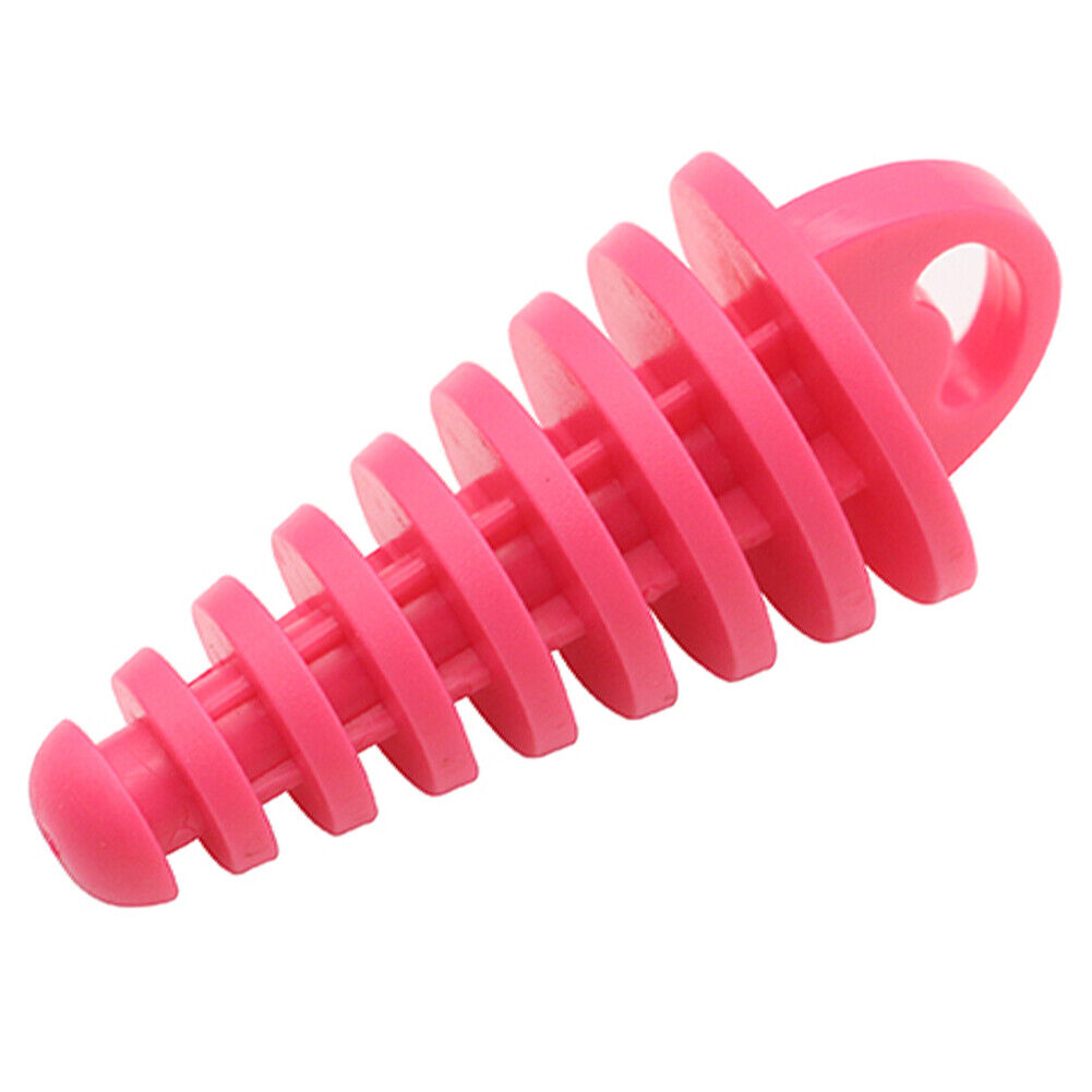 Motorcycle Exhaust Pipe Air-bleeder Plug Muffler Wash Plug Small (Pink)