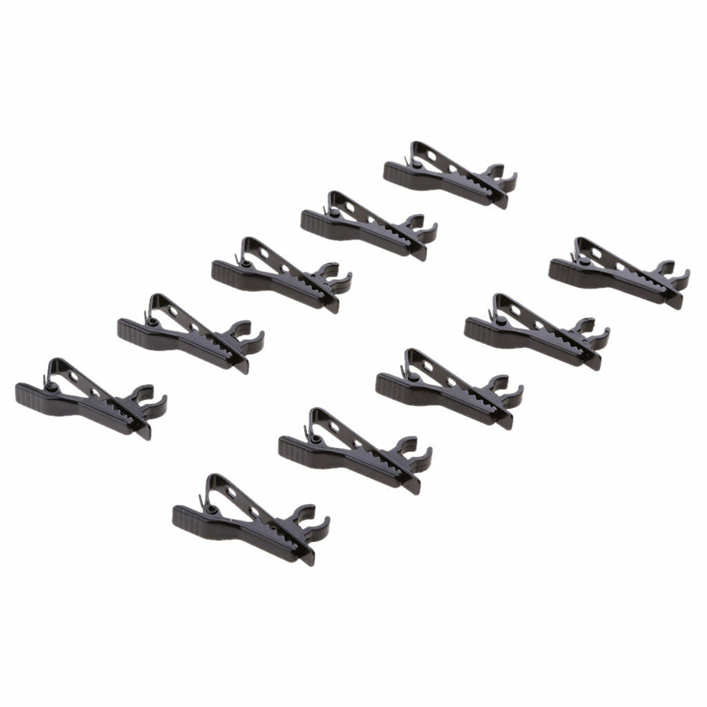10 Pcs.8mm Microphone Lapel Tie Lavaliered styleed style Mic  Holder