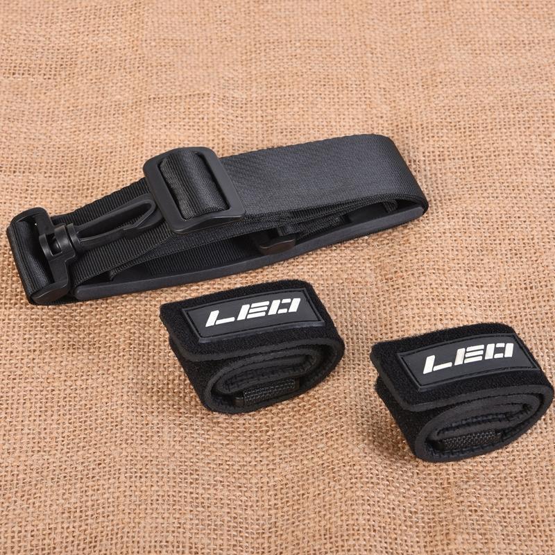 Adjustable Fishing Rod Carry Strap Sling Band Travel Fishing Rod Carrying Rack