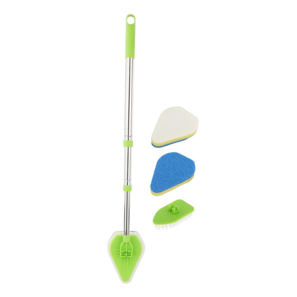 Scrub Cleaning Brush 180? Rotating  Brush Scrubber Stiff Bristles Scrub