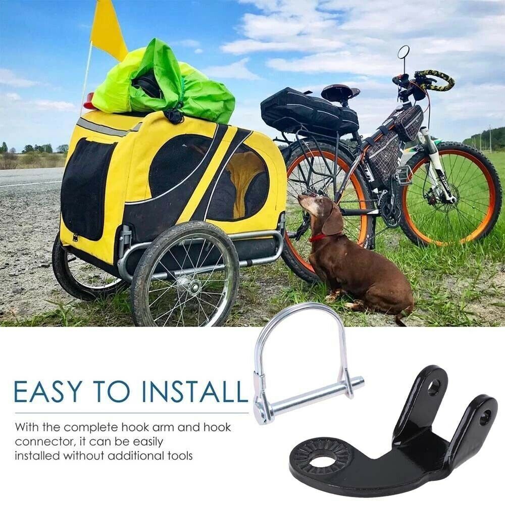 Towing Head Trailer Holder Angle Elbow Bicycle Attachment Bike Trailer Hitch