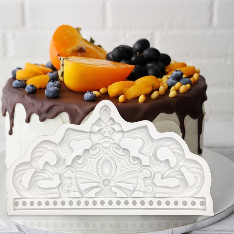 DIY Fondant Molds Chocolate Moulds Candy Mould Crown Shaped Silicone Material