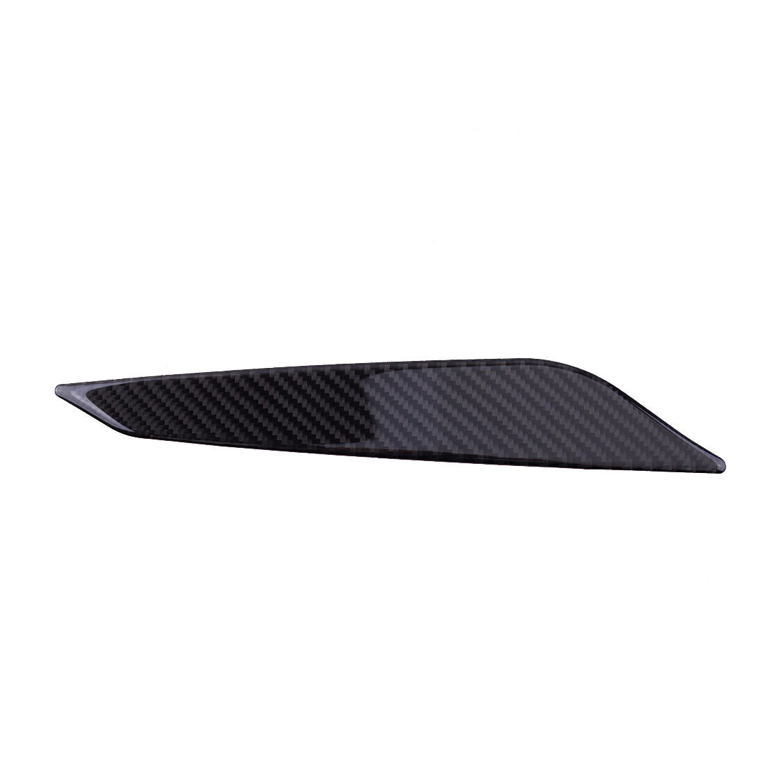 2Pcs Carbon Fiber Gear Shift Side Panel Cover Trim fit For Audi A4 B9 2017-2019
