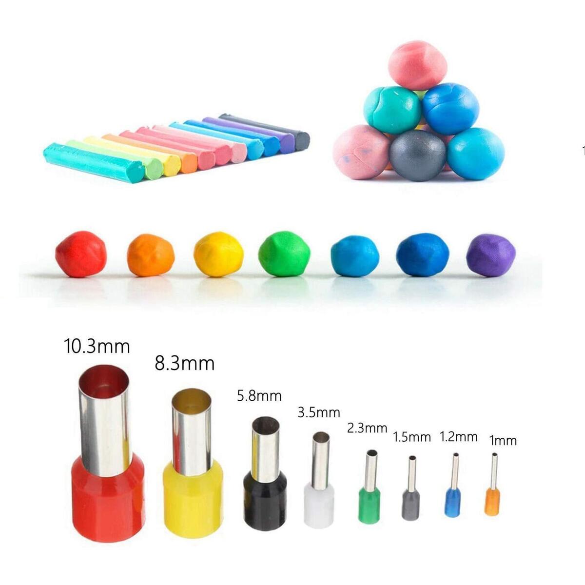 63x DIY Polymer Clay   Cut Cutting   Circle Shape Cutting