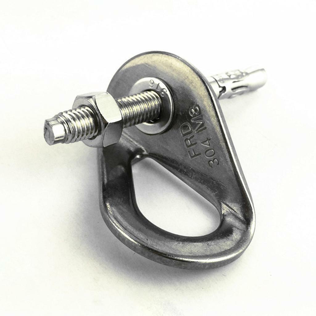 4pcs 8mm Rock Climbing Bolt Stainless Steel  Bolt Hangers Set 35 KN