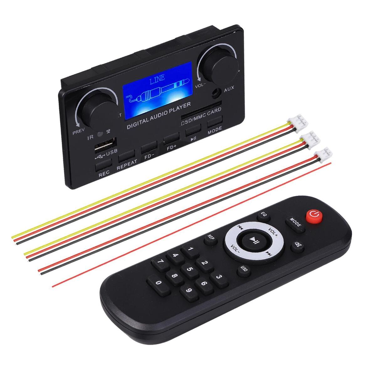 MP3 Player Decoding Board Module Auto MP3 WMA WAV AP blueteeth Decoding