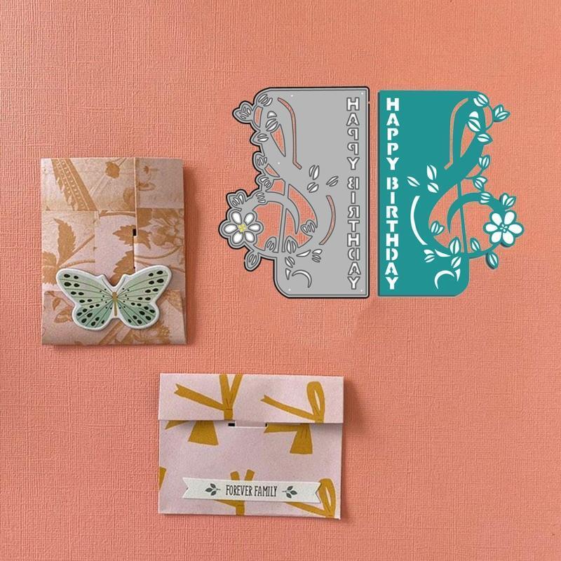 Musical Note Edge Boarder Metal Cutting Dies Stencil DIY Scrapbooking Template