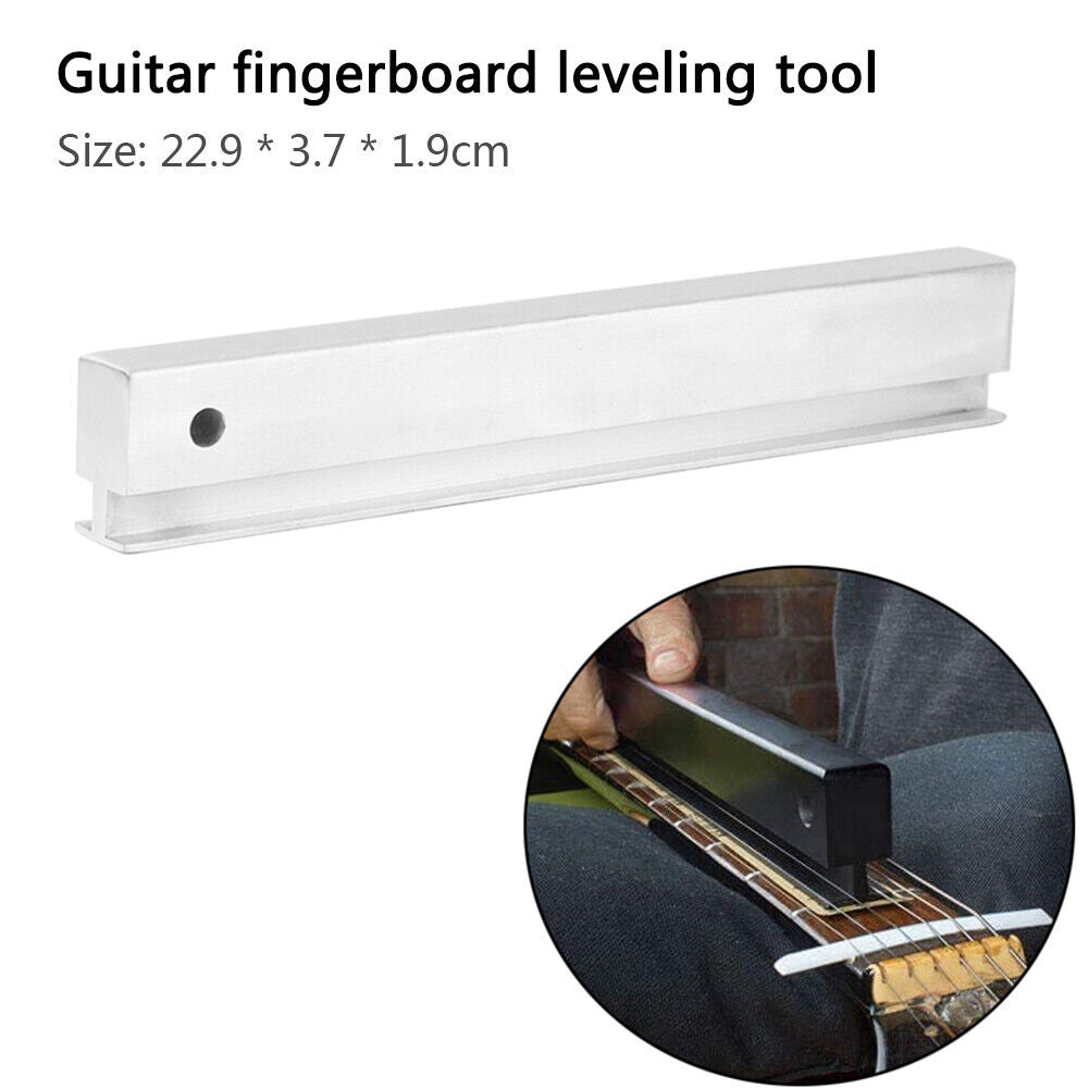 23cm Fretbar Understring Leveler Sanding Leveling Beam Guitar Repair Tool