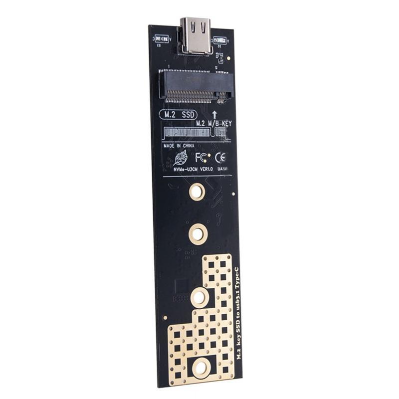 NVMe NGFF to USB Adapter M.2 SSD to USB 3.1 Type C Card M.2 Hard Drive Converter