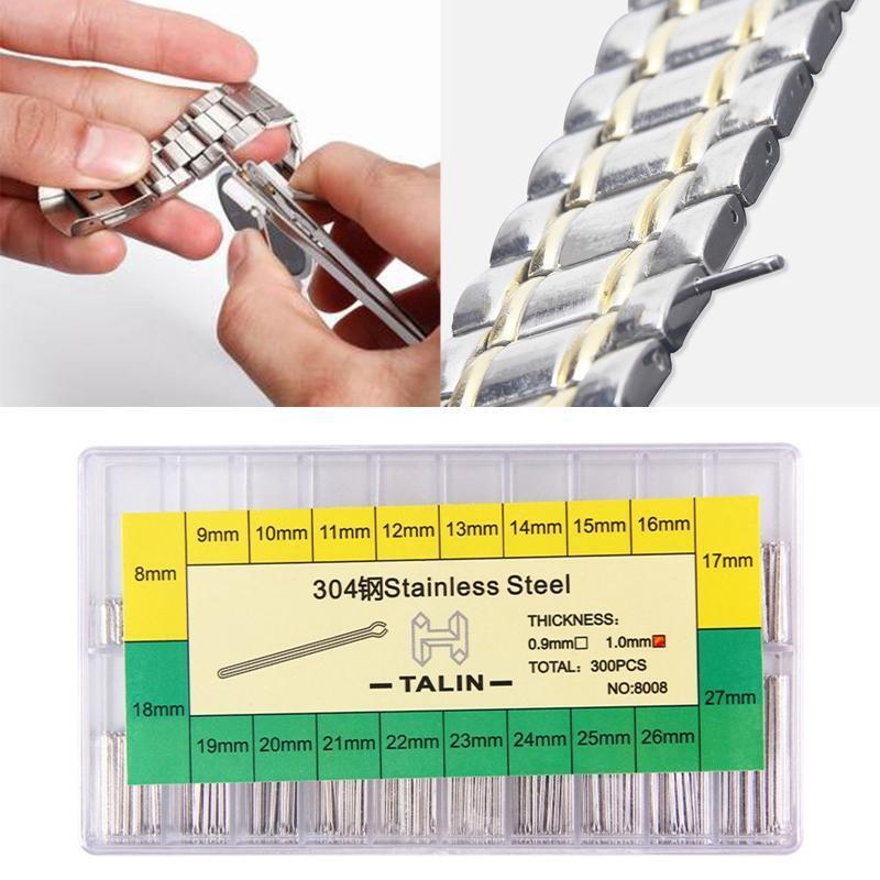 Watch Pins Watchband Link Cotter Pin Watch Band Spring Bar for Watchmaker 1 Box