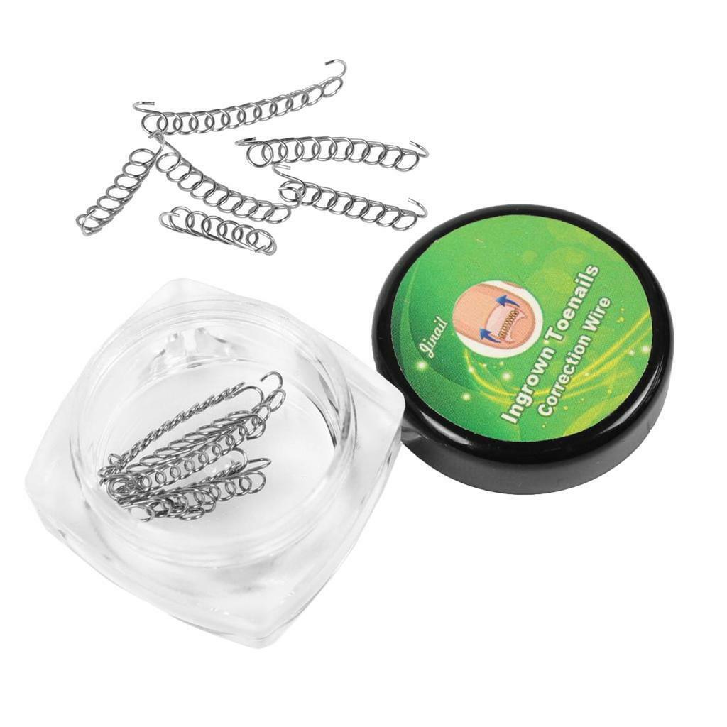 12x Stainless Steel Wire Ingrown Toenail Correction Wire Pedicure