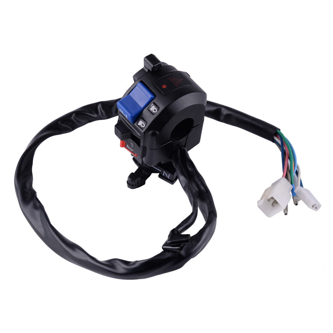 7/8"Motorcycle Left Handlebar 3-in-1 Horn Turn Signal Control H/L Beam Switch Ly