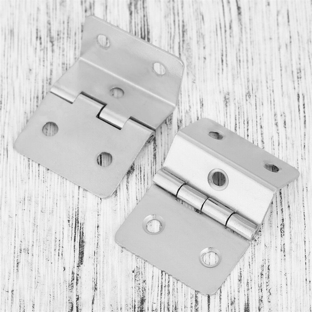 30mm*34mm Cabinet Hinges Cupboard Wardrobe Jewelry Box Door Hinge Chrome 2pcs