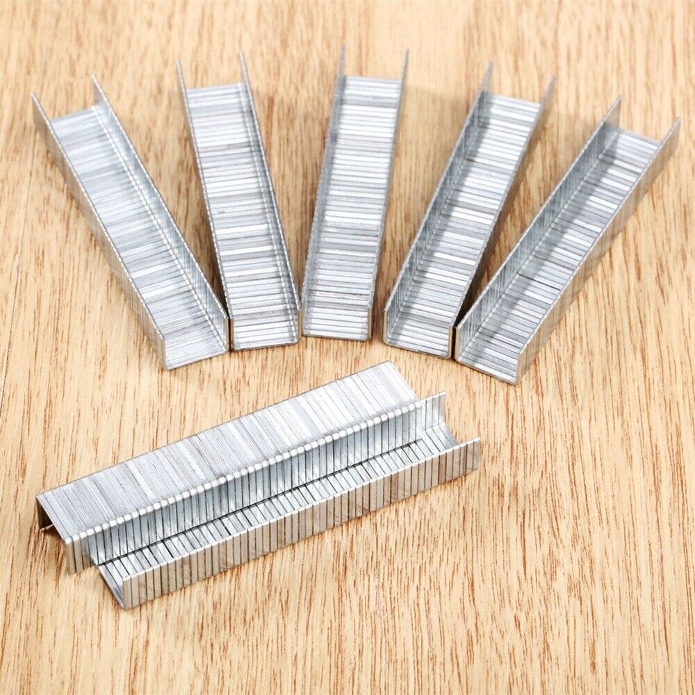 1000Pcs Cordless Narrow Crown Stapler Air Gun 8mm/0.31" Nailer Staples Nail Tool