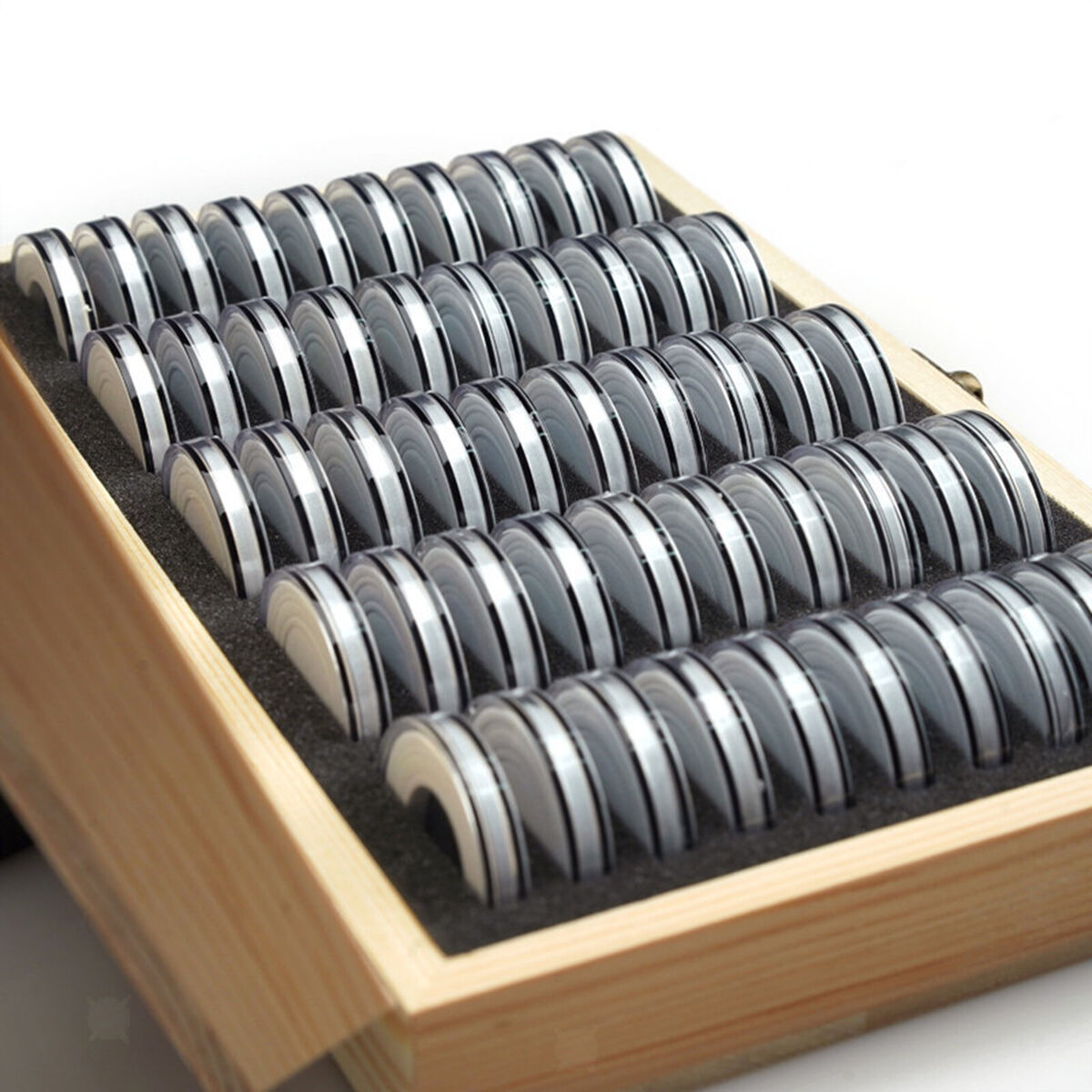 1pc Wooden   Hold 50pcs s  Cabinet Holder Collection