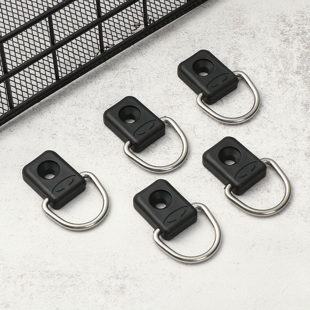 Bungee Kit Black Rope Buckle Canoe D-Buckle Kayak D Ring Rowing Boats Parts
