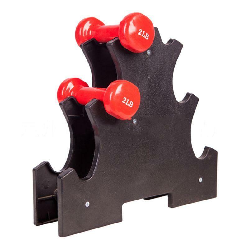3 Tier Dumbbell Rack Holds up to 100lbs Gym Fitness Exercise Dumbbell Holder